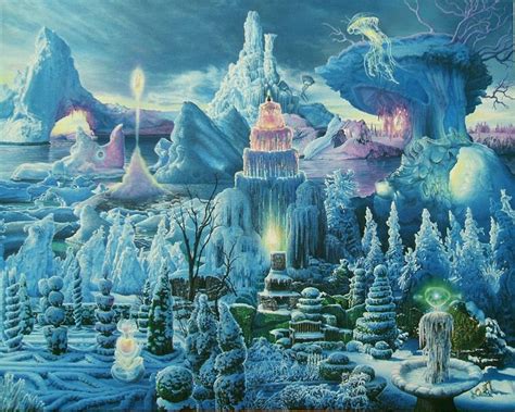 Luminous Ice Phenomena In The Park James Mccarthy Fantasy Paintings
