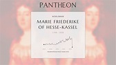 Marie Friederike of Hesse-Kassel Biography - Duchess of Anhalt-Bernburg ...