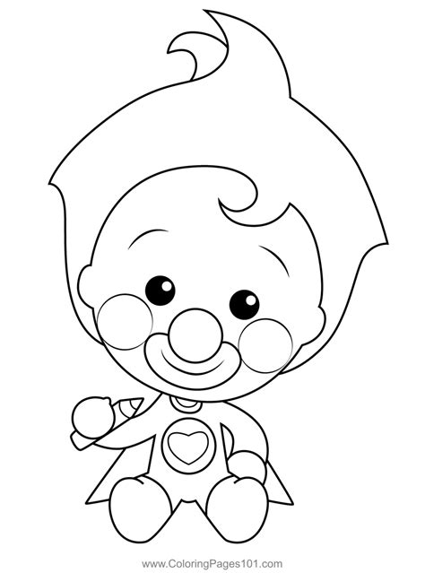 Plim Plim Coloring Page