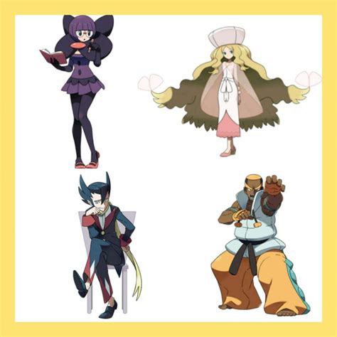 Four Pokemon Elite White Black