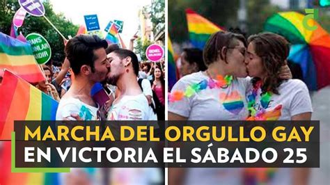 marcha del orgullo gay en victoria el sábado 25