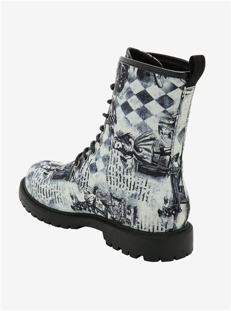 Adventures In Wonderland Combat Boots Top Selling With Discount 53 At