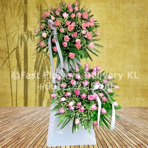A 东海堂 batu gantong funeral parlour a. Funeral Sympathy Condolence Flower Stand
