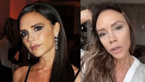 victoria beckham slammed for claiming being makeup free in beauty routine video no make up but