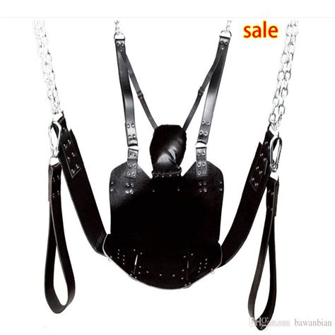 Wholesale Leather Sex Love Swing Black Fetish Heavy Real Leather Adult