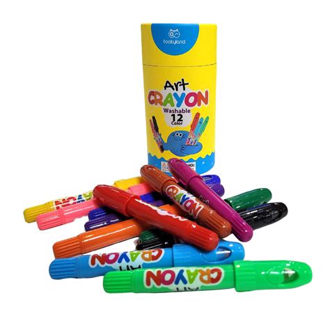 Silky Washable Crayons 12 Pack I Love Wooden Toys