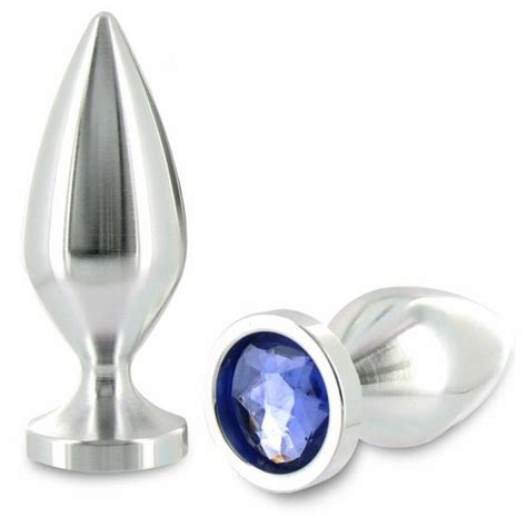 Sex Toys Analplug Metalhard Anal Plug Diamond Cristal Small 571cm Packung