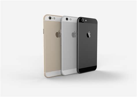 Beautiful Iphone 6 Renders In Space Gray Silver Gold Images