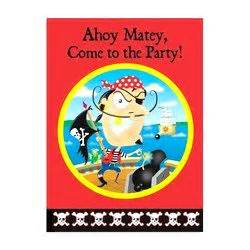 Pirate Party Invitations. | Party Supplies from Novelties Direct - Novelties (Parties) Direct Ltd