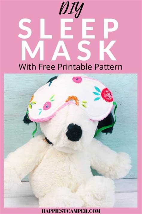 Diy Sleep Mask With Free Printable Pattern Laptrinhx News