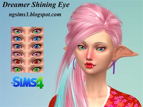 Ng Sims 3 Dreamer Shining Eye Ts4 Eyes