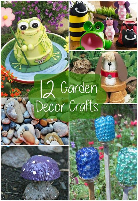 12 Garden Decor Crafts Garden Crafts Diy Garden Decor