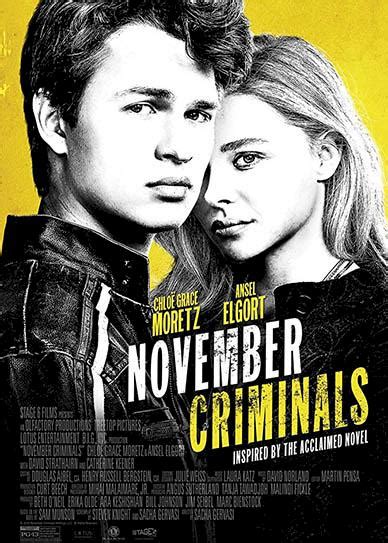 Catherine keener, david strathairn, ansel elgort and others. November Criminals (2017) 720p & 1080p Bluray Free ...
