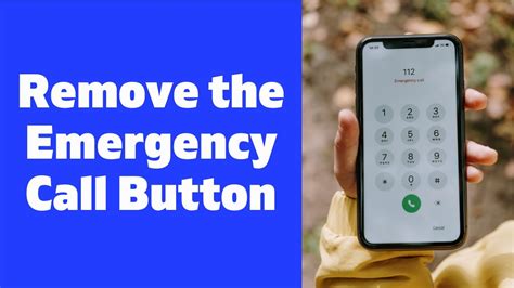 How To Remove The Emergency Call Button On Android Youtube