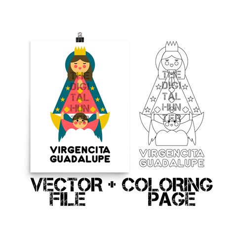 Virgencita Plis Coloring Pages