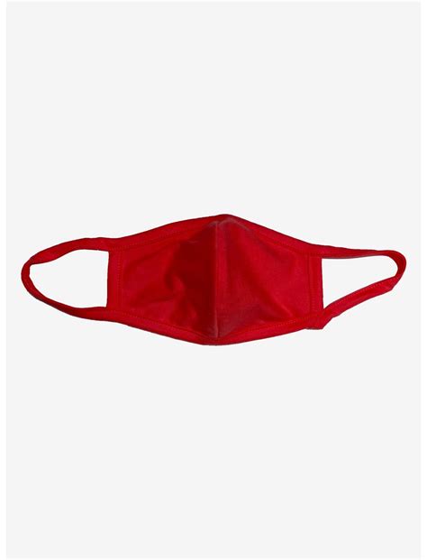 Red Fashion Face Mask Hot Topic