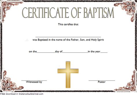 Free Printable Christening Certificates Printable Templates By Nora