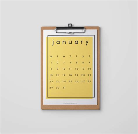 Printable 2018 Calendar Boxes — Siobhan Odonoghue