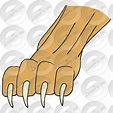 Claw Picture for Classroom / Therapy Use - Great Claw Clipart