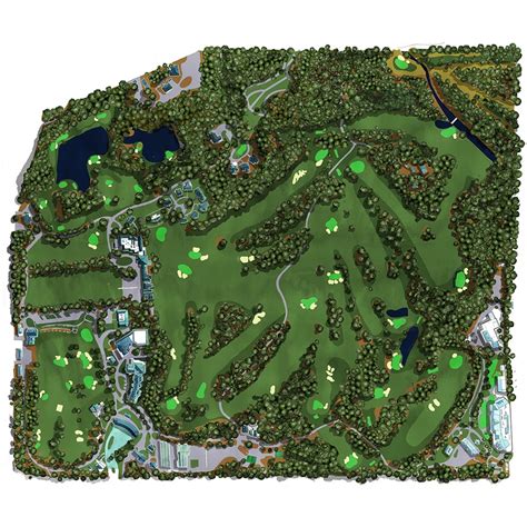 Mapping Augusta Golf Course