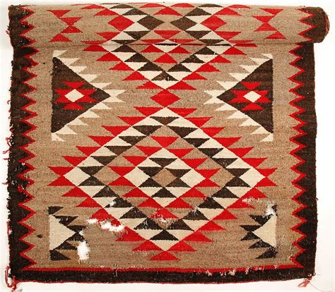 Vintage Navajo Rug Holabird Western Americana Collections