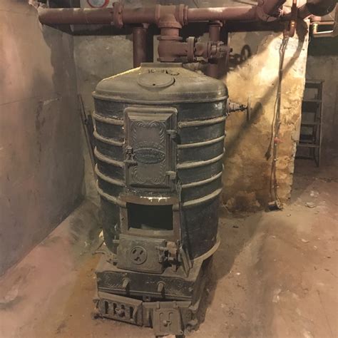 Old Coal Boiler — Heating Help The Wall