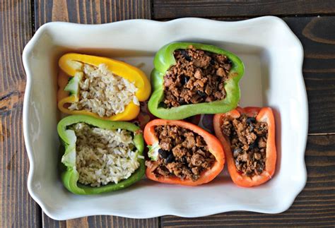 Vegetarian Stuffed Peppers Recipe My Latina Table