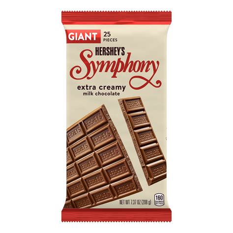 Hersheys Symphony Extra Creamy Milk Chocolate Giant Candy 737 Oz