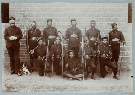 Photograph Native Police Ladysmith South Africa Circa 1902
