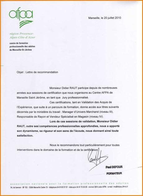 Lettre De Motivation Afpa Paperblog Exemple De Lettre De Motivation