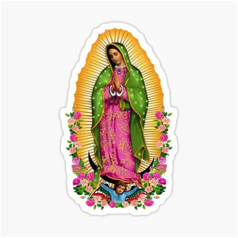 Our Lady Of Guadalupe Gifts Lady Of Guadalupe Virgin Mary Decal