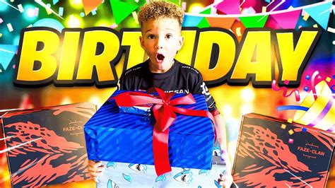 Faze Sent Rowdyrogan A Surprise Birthday T For His 7th Birthday