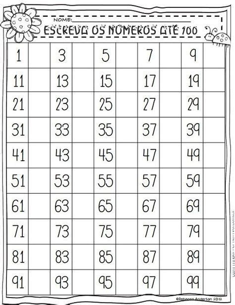 Fichas De Numeros Del 1 Al 50 Para Imprimir Buscar Con Goo