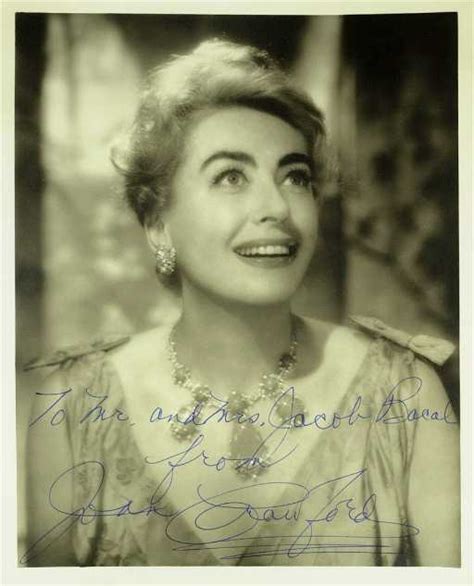 Mommy Dearest Joan Crawford Photo Signed