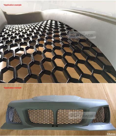 Honeycomb decorative grill for wall vent. Black Honeycomb RS Style ABS Mesh Grille Fog Custom Diy ...