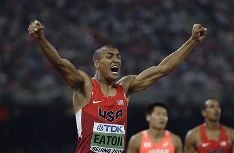 ashton eaton races out to big lead in decathlon at worlds chattanooga times free press