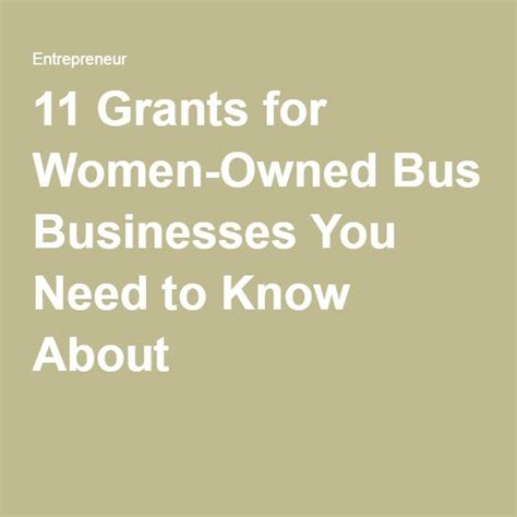 Grants For Women Owned Businesses You Need To Know About Business Funding Business Grants