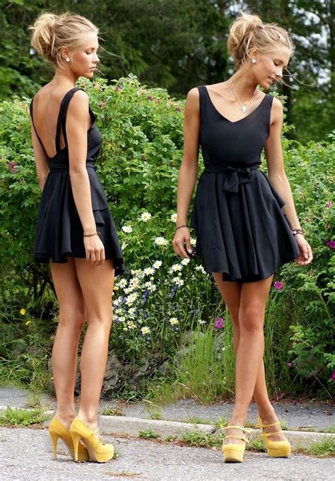 Cute Dress But Too Short Cute Dresses Fashion Black Backless Dress