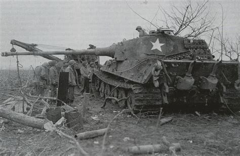 Tiger II From Kompanie Schwere Panzer Abteilung Captured By