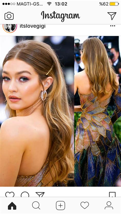 Gigi Hadid Met Gala2018 🔥 Ball Hairstyles Sleek Hairstyles Bride
