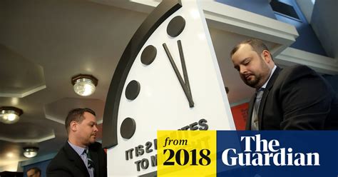 Doomsday Clock Moved To Two Minutes To Midnight Video World News