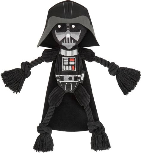 Star Wars Darth Vader Plush With Rope Squeaky Dog Toy