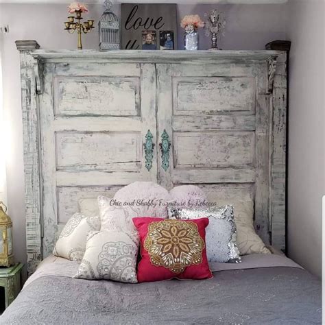 Farmhouse Style Diy Headboard Chic And Shabby Furniture By Rebecca