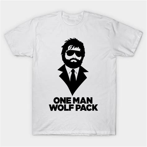 One Man Wolfpack Hangover T Shirt Teepublic