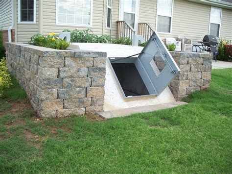 In west michigan, our beautiful front entry doors need protection from extreme and potentially harmful elements, like sun and bad weather. Underground Storm Shelter Entrance | StashVault