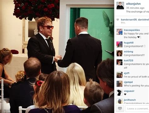 Veja Imagens Dos Votos De Casamento De Elton John E David Furnish Fotos UOL TV E Famosos