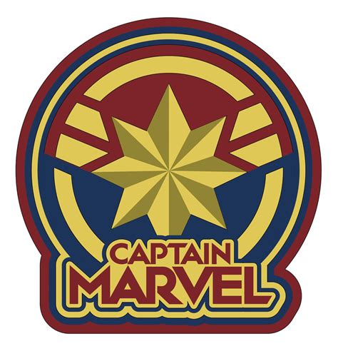Feb199042 Captain Marvel Logo Soft Touch Pvc Magnet Previews World