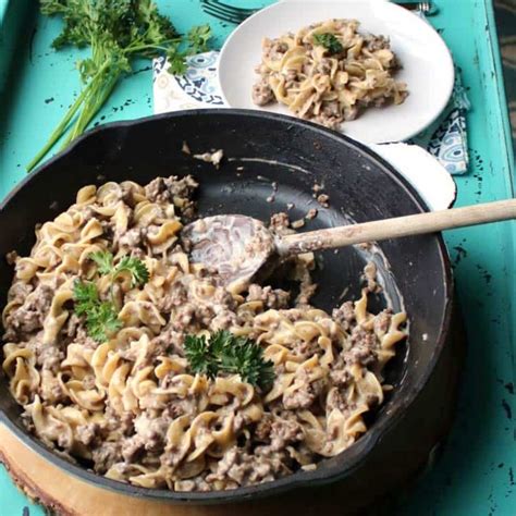 Upgrade baked beans from classic side dish to a meaty main meal by adding lean ground beef. Hamburger Stroganoff Weight Watchers | Delicious and Low ...