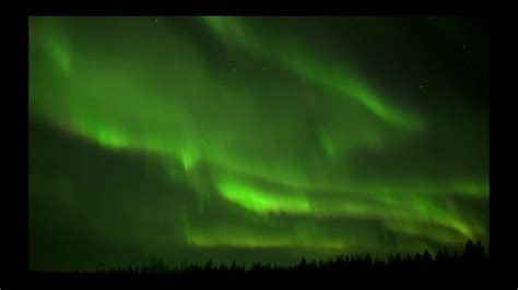 Northern Lights Revontulet Footage In Real Time Bright Youtube