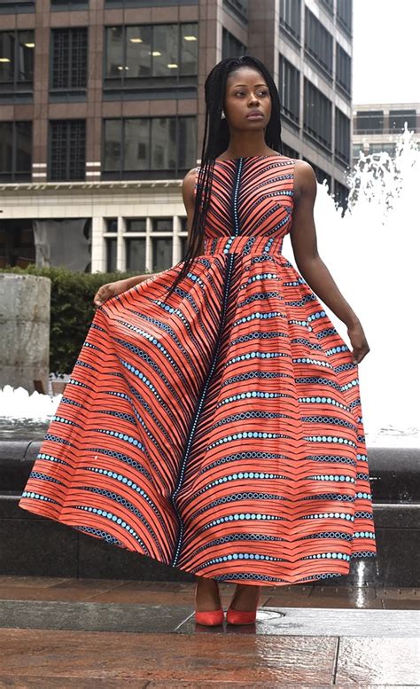 New Amazon Africano Impressão Digital Moda Feminina Vestidos De